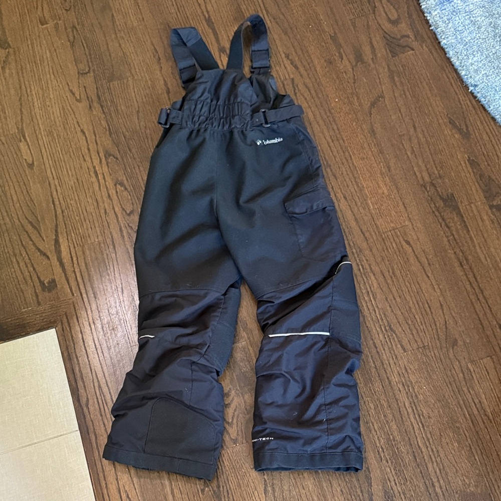 Columbia Kids Adventure Ride Snow Bibs - black size small - Picture 8 of 9